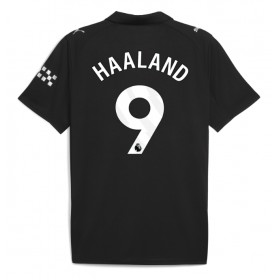 Pánské fotbalový oblečení Manchester City Erling Haaland #9 Venkovní košile 2025-26 Krátkým Rukávem